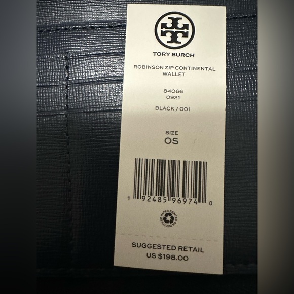 Tory Burch Women's Robinson Zip Continental Wallet nwt - Picture 10 of 14